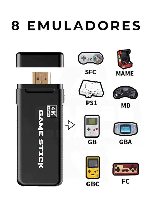 Video Game -RetroBox 10000 Jogos + 2 Controles